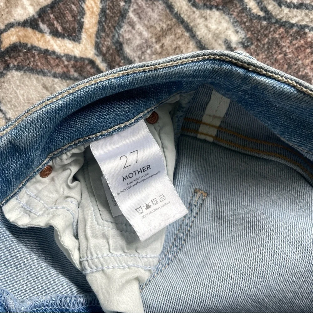 Mother the insider crop step fray limited edition jeans‎